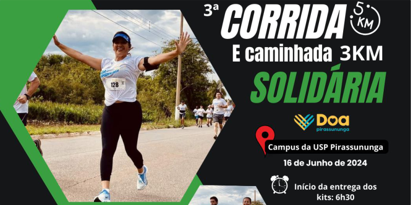 3º CORRIDA SOLIDáRIA - DOA PIRASSUNUNGA SP